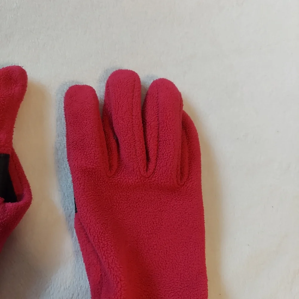 Columbia Pink Fleece Gloves Girls Size Medium Winter
